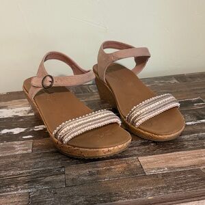Skechers Tan Wedge Sandals